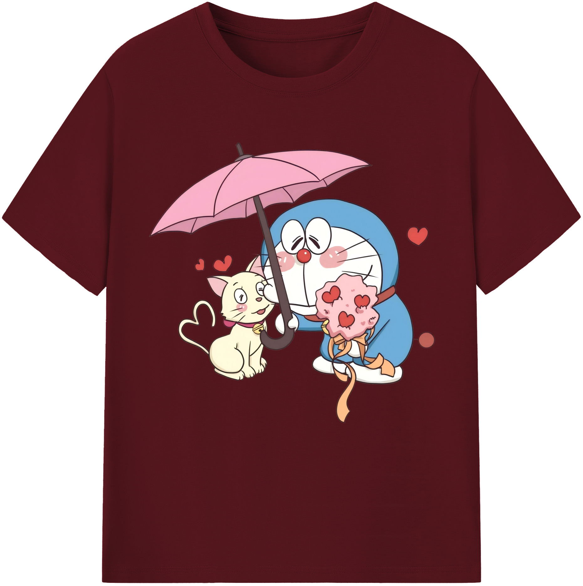 （画像用） ドラえもん Doraemon 綿100％半袖Tシャツ（フロントプリント）